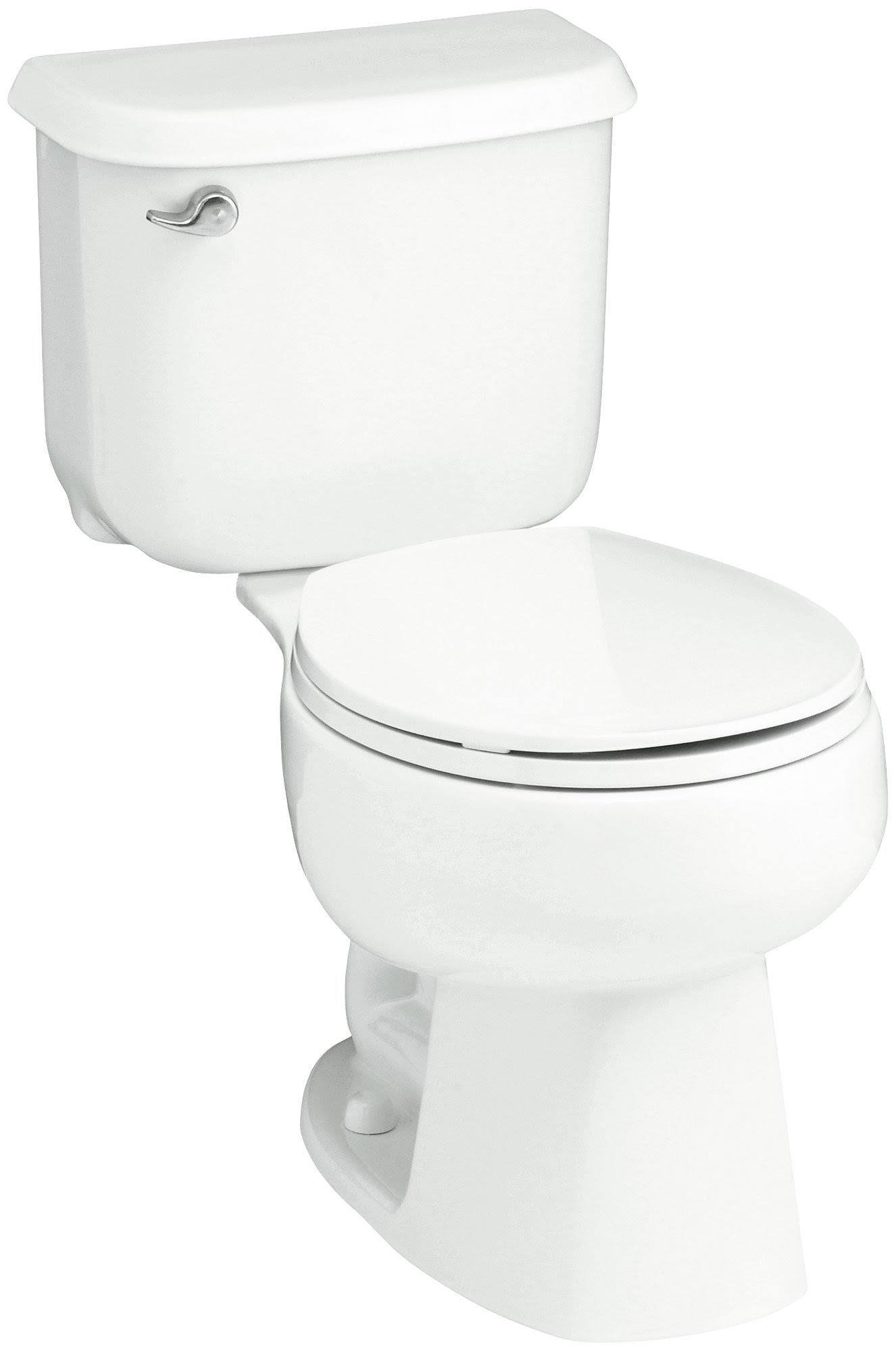 Sterling Windham 1.28 GPM 2-Piece Round Toilet (White)