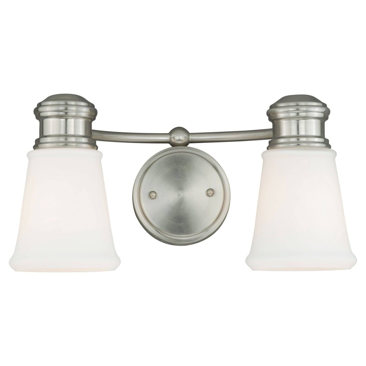 Vaxcel - W0219 - Two Light Vanity - Malie - Satin Nickel