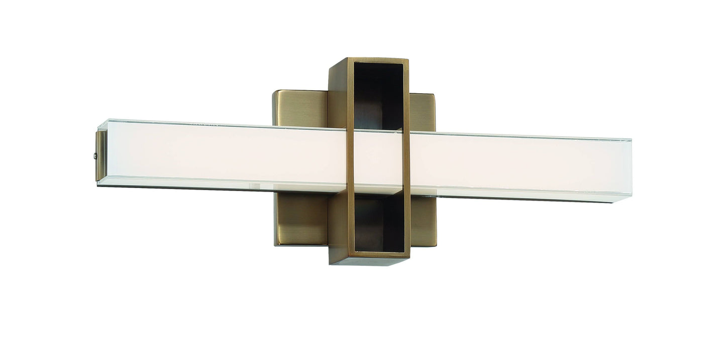 George Kovacs Major LED Bath Vanity Light - Aged Brass - P1522-575-L