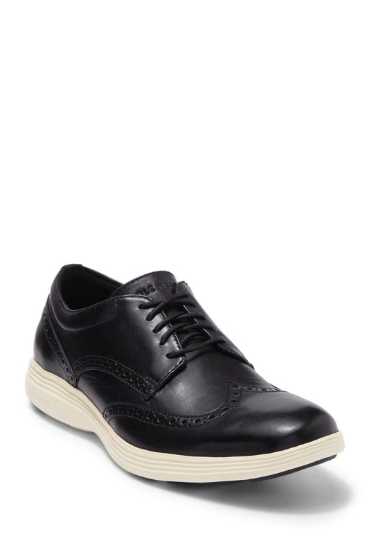 Cole Haan Grand Tour Wingtip Oxford - Black - Oxfords