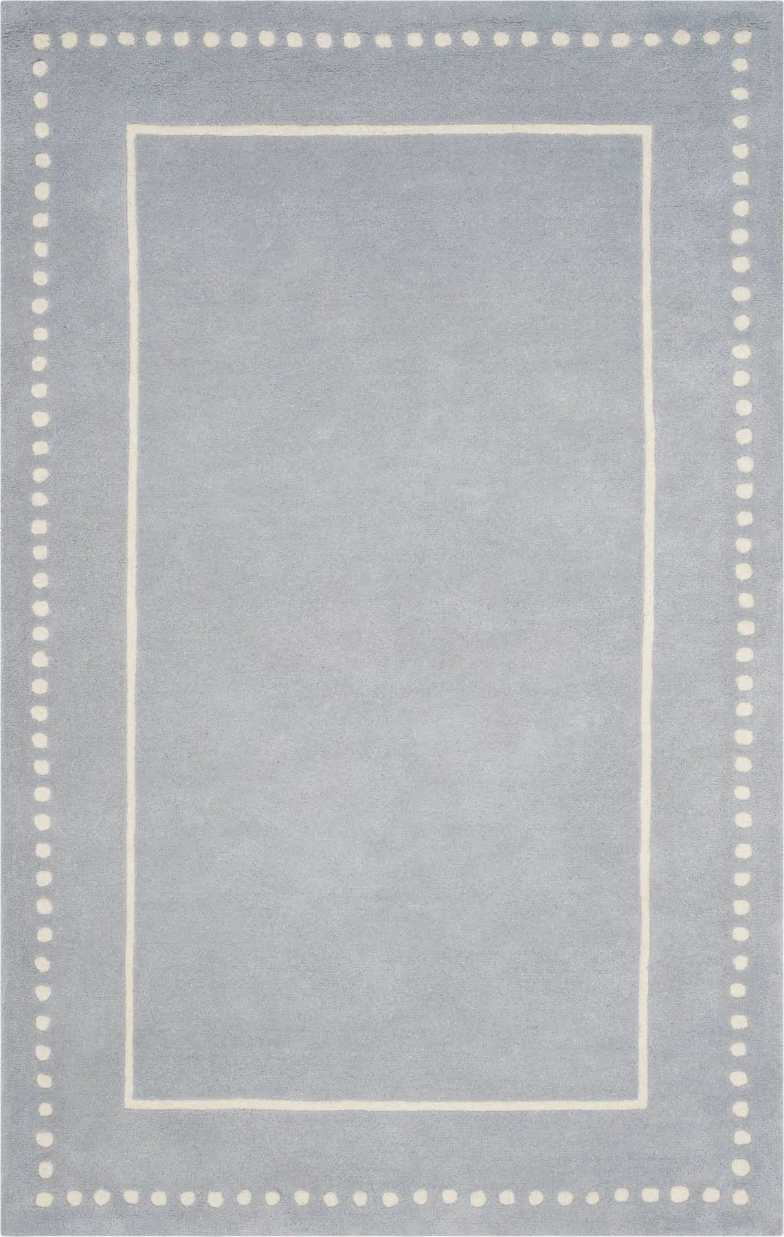 Safavieh Bella BEL151A Light Blue / Ivory Rug 5 x 5 Square