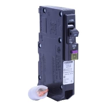 Square D QO120DF Miniature Circuit Breaker