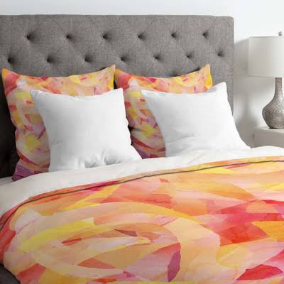 Deny Designs Jacqueline Maldonado Lightweight Concentric Duvet Cover Size Twin