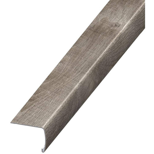 Home Decorators Collection Stony Oak Grey 7 mm Thick x 2 in. Wide x 94 in. Length Coordinating Vinyl Stair