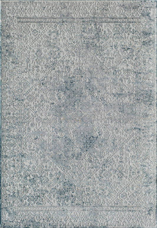 Rugs America Corp. Auden AD95B Blue Rug, 26x40 - Runner