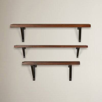 Commodore 3 Piece Wall Shelf Set