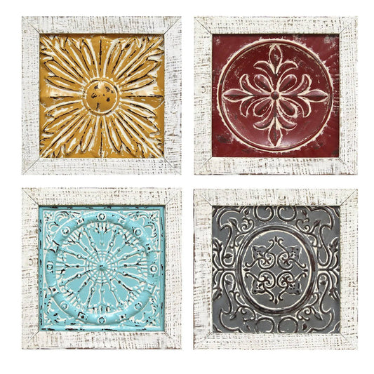 4pcs Accent Tile Wall Art