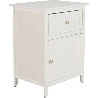 Duboce 1-Drawer Nightstand Andover Mills Color: White