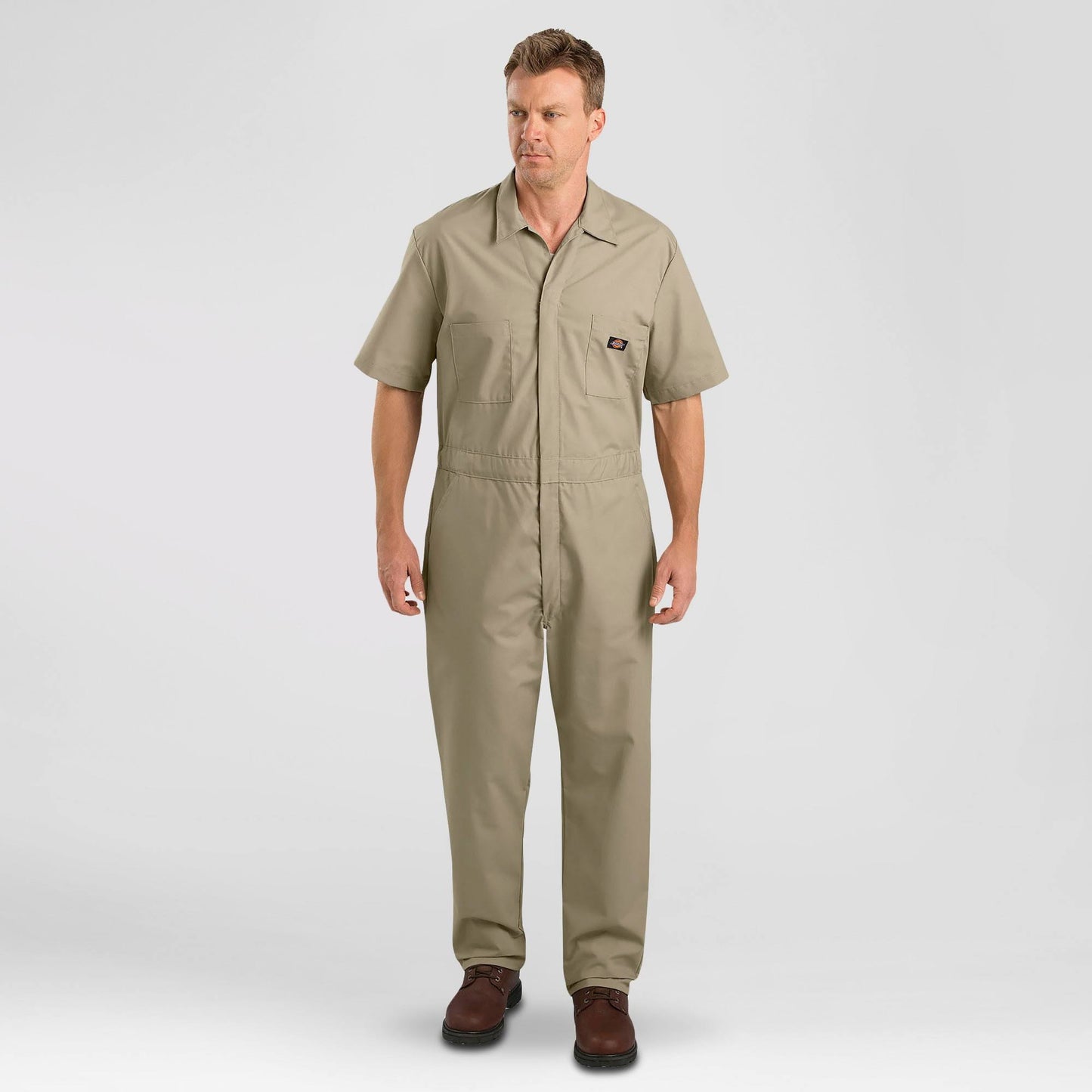 Dickies Short Sleeve Coverall - Khaki