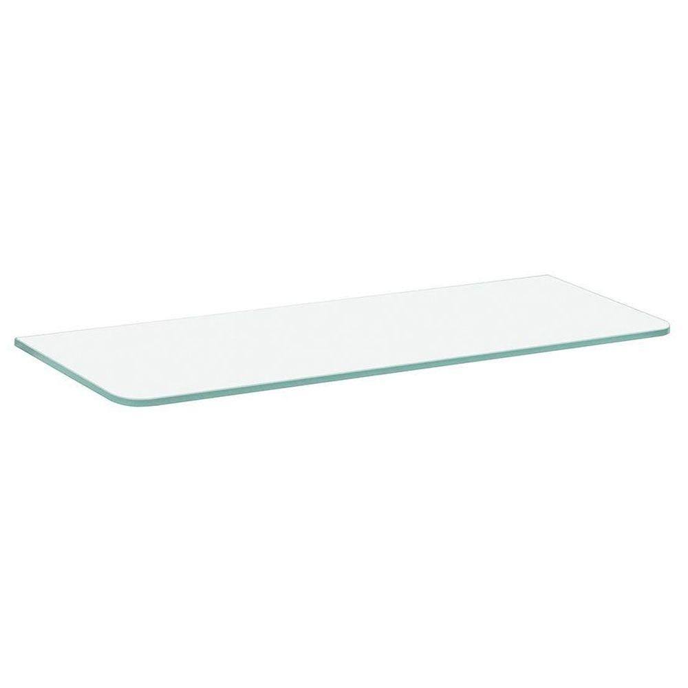 Dolle Wall Standard Glass Line Shelf, Froste, 23.5