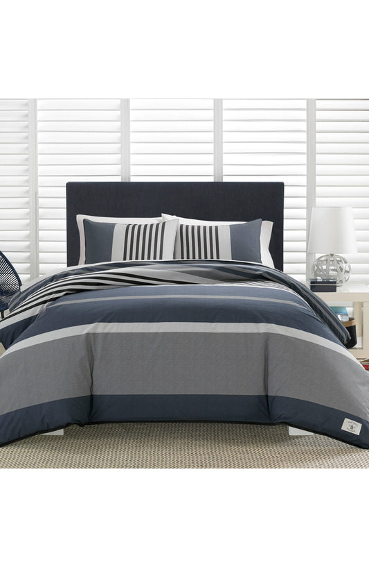 Nautica Rendon King Comforter Set - Charcoal