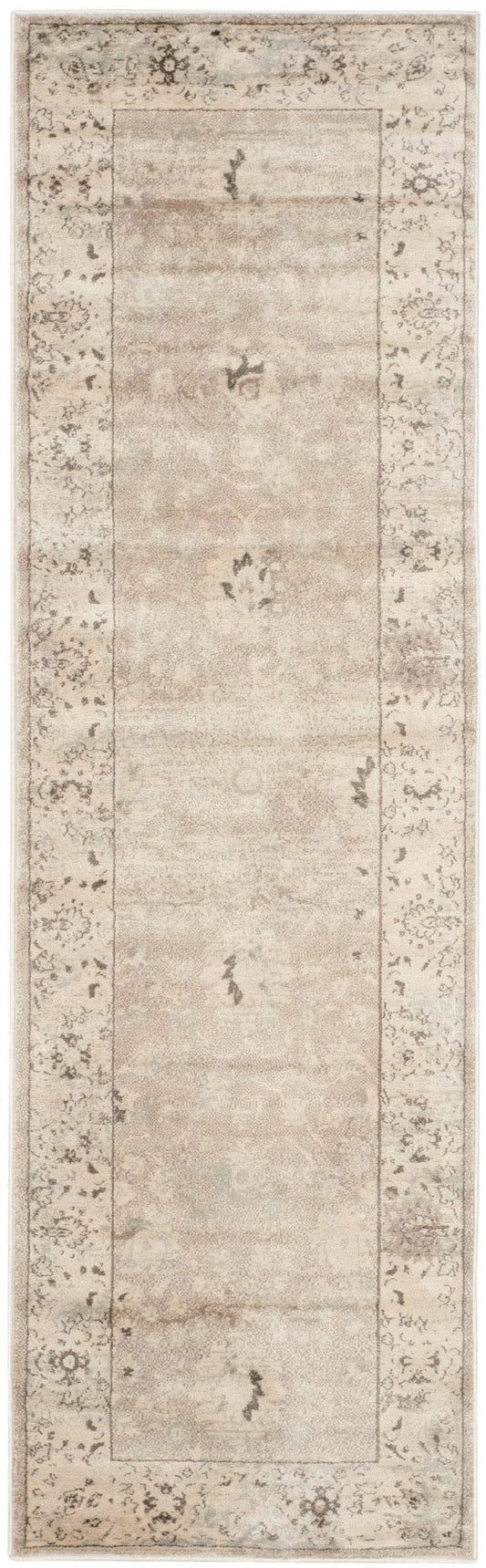 Safavieh VTG433D Vintage Light Grey / Ivory Area Rug - 8 x 10