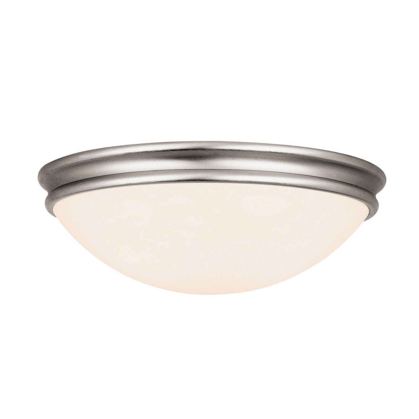 Access Lighting 20725LEDD-BS/OPL Atom Flush Mount Light, Brushed Steel