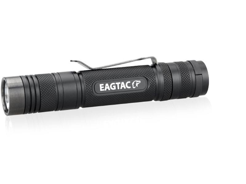 Eagtac D25C2 RC Clicky Flashlight XM-L2 T6 NW LED 842lm2xCR123A Black D25C2-CLICKY-XML2-NW