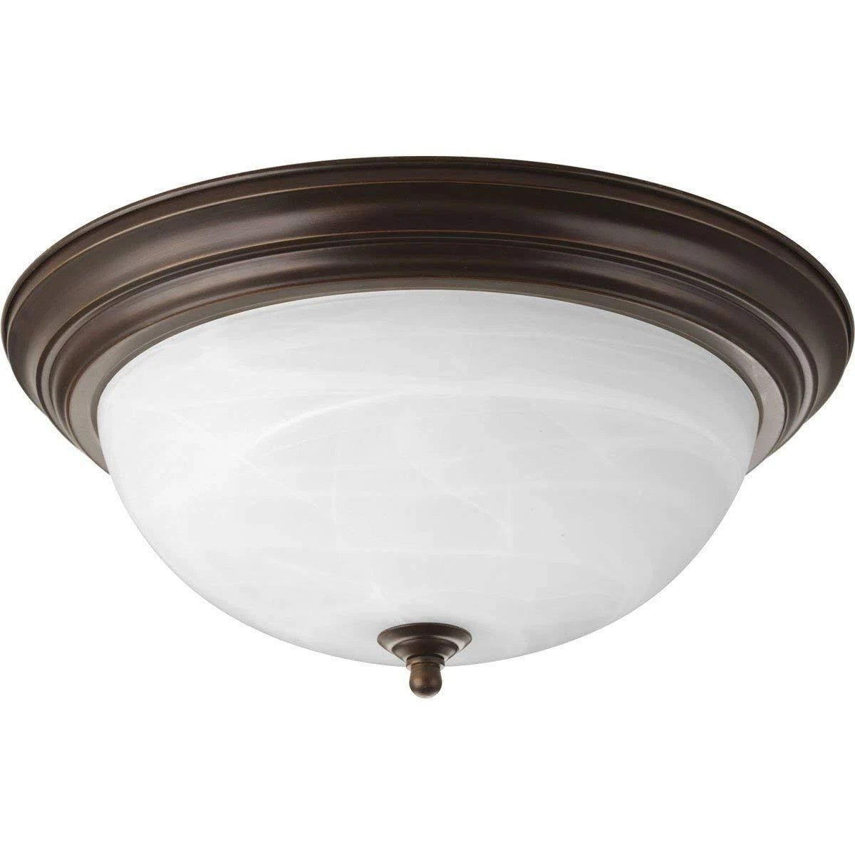 Progress Lighting P3926-20 3-Light Flushmount Antique Bronze