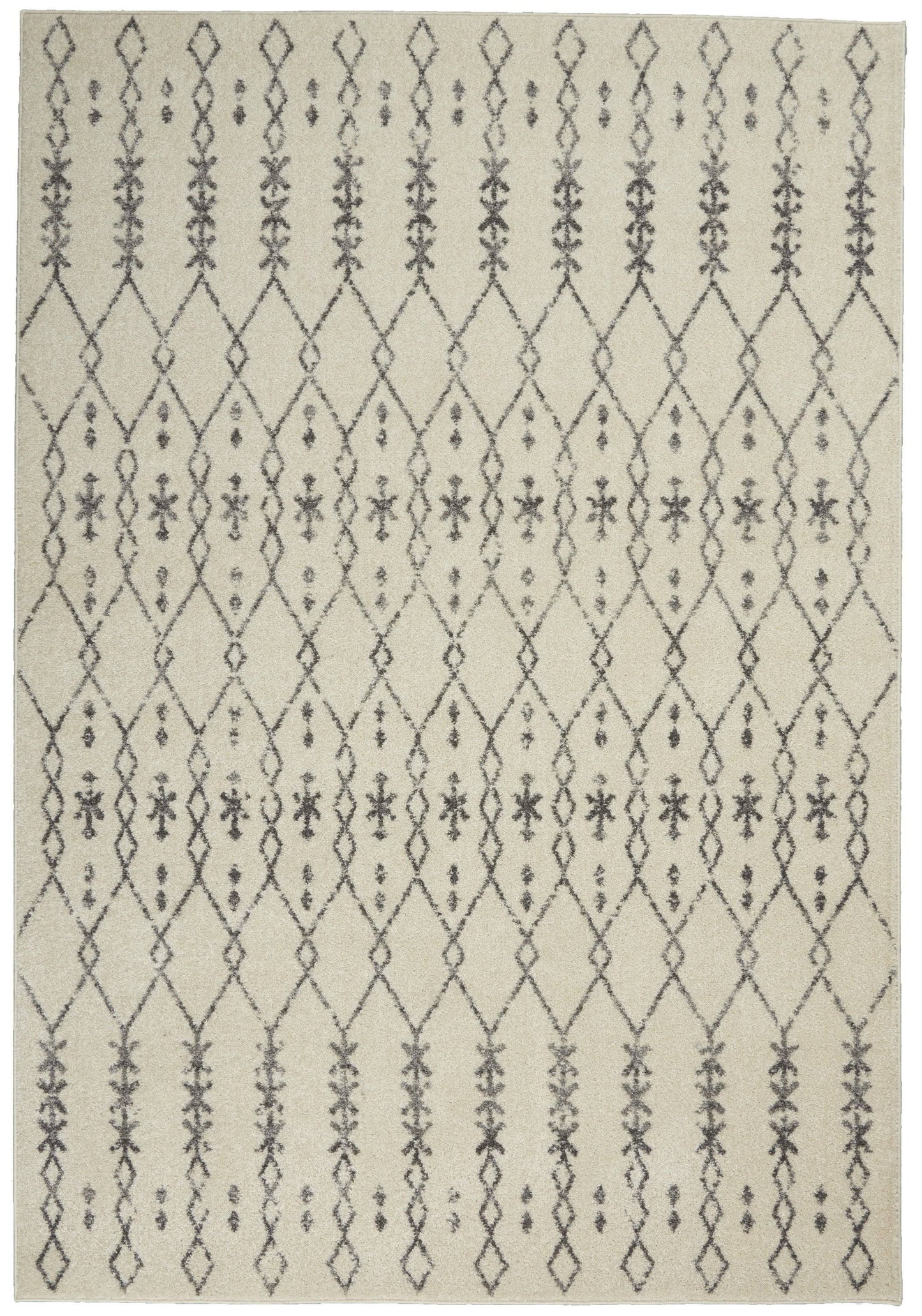 Nourison Passion PSN40 Area Rug | Ivory/Grey | 53 x 73 Rectangle