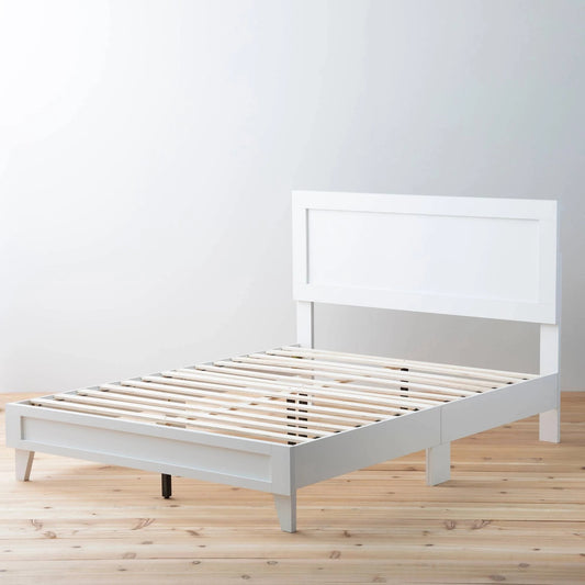 Brookside Leah Classic Wood Platform Bed (White - King)