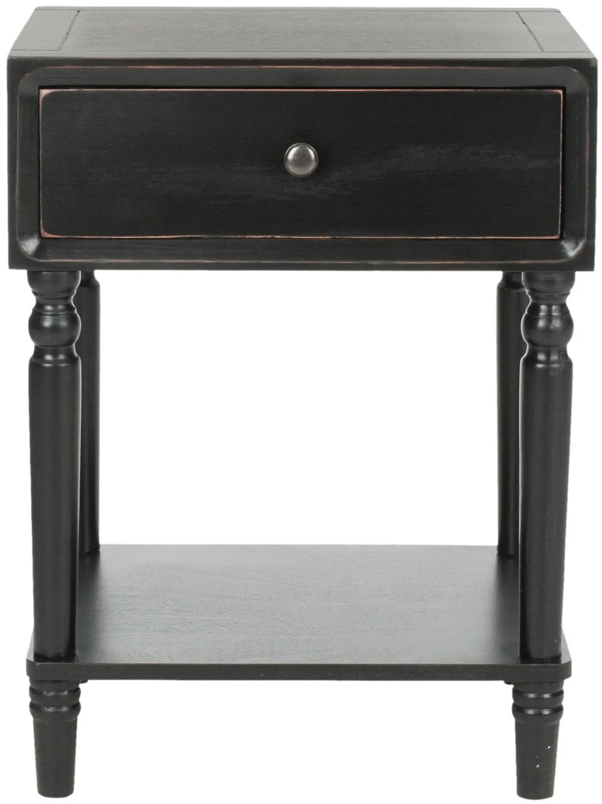 Safavieh Siobhan Accent Table with Storage Drawer, Black