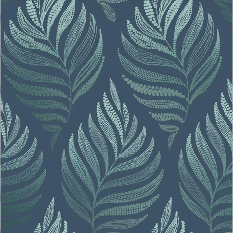 Graham Brown Botanica Teal Wallpaper