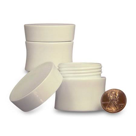 White Cosmetic Jars, 1/2 oz | Quantity 100 by Paper Mart