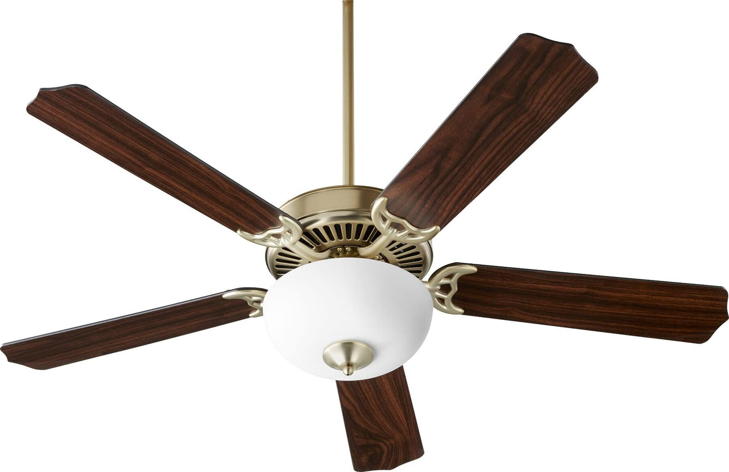 Quorum 7525-9080 Capri VIII 52 inch Aged Brass Ceiling Fan