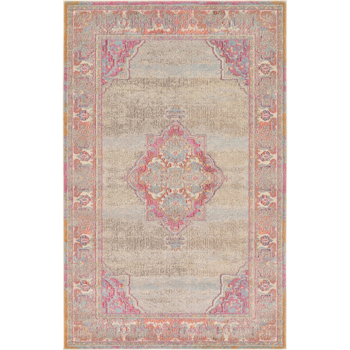 Unique Loom La Rambla Medici Area Rug - 5 x 8