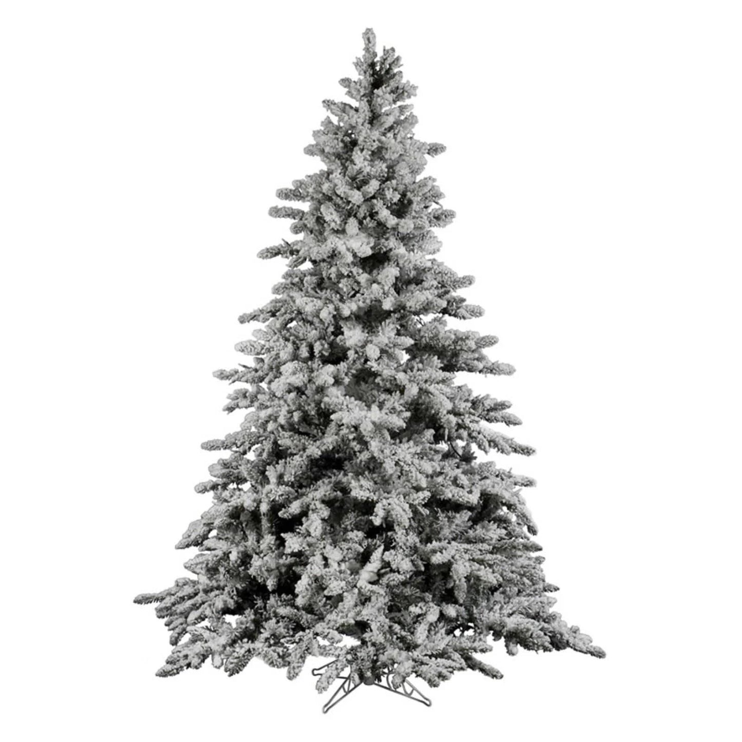 Vickerman 9 ft. Flocked Utica Fir Christmas Tree