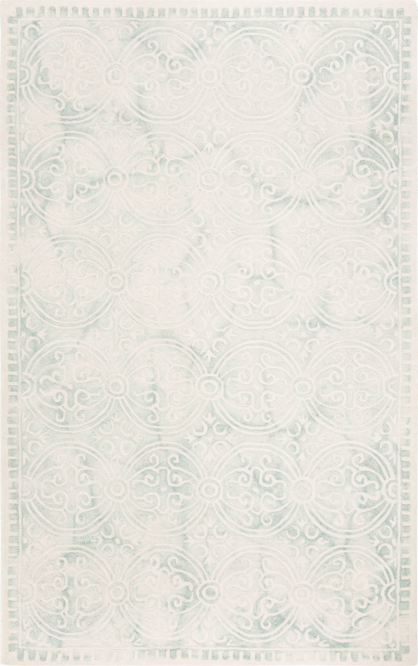 Safavieh Dip Dye DDY211J 23 x 80 Runner Light Green / Ivory Area Rug