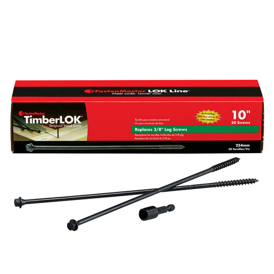 Fastenmaster FMTLOK10-50A 10 inch Timberlok Screw