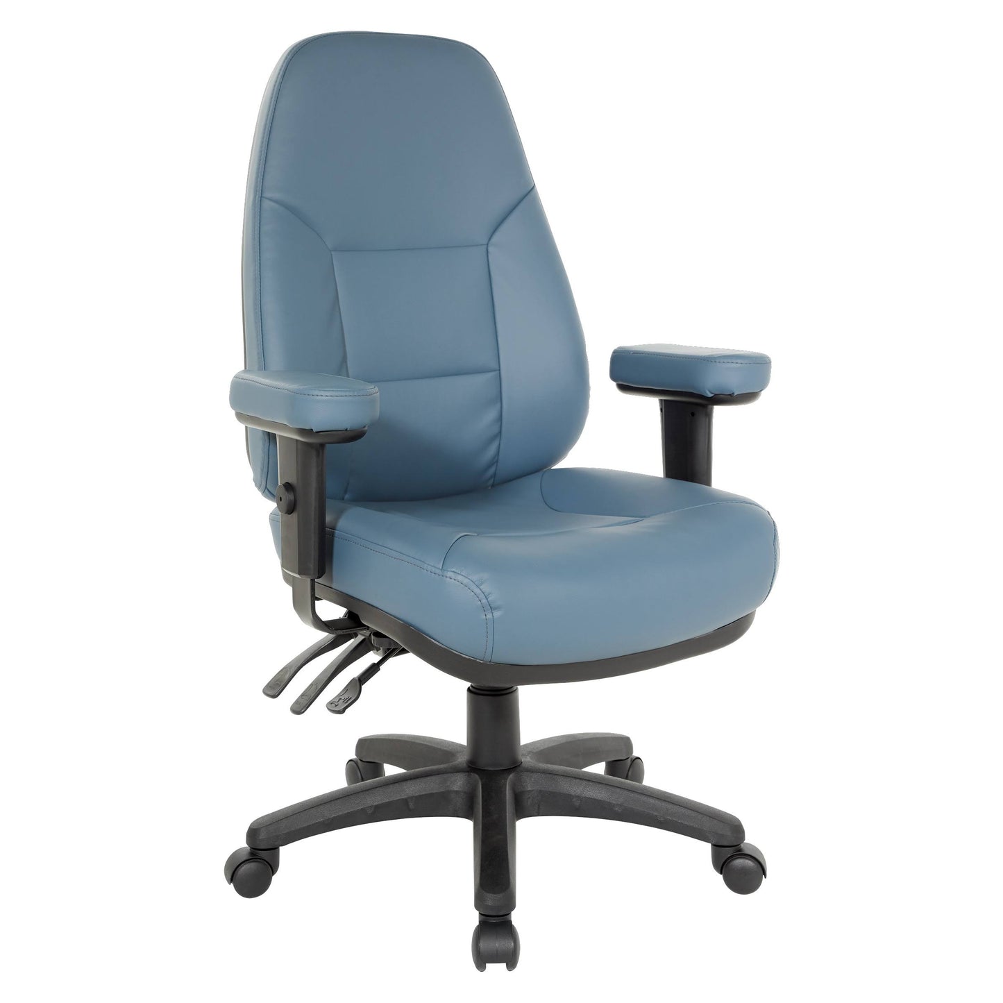 Professional Dual Function Ergonomic High Back Chair, Blue