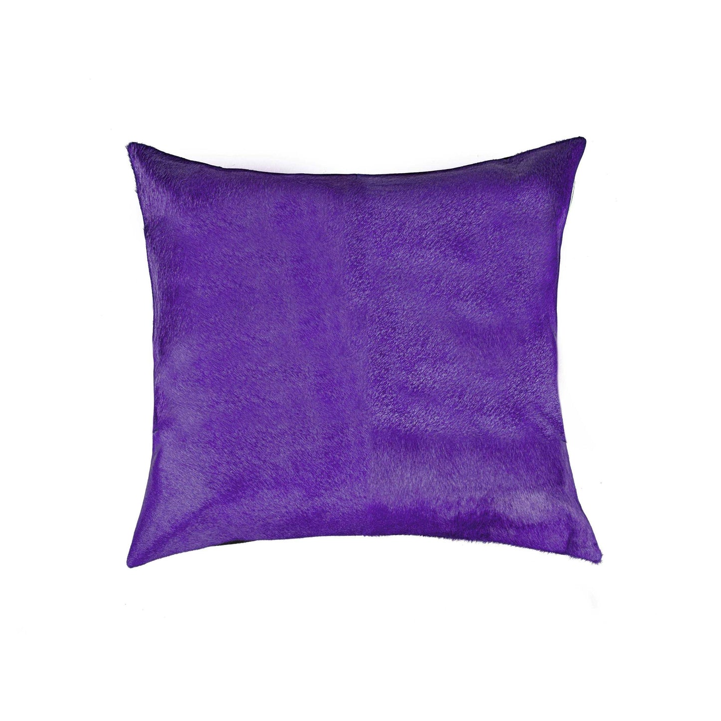 18 x 18 x 5 Purple Cowhide - Pillow