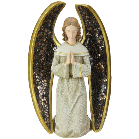 Northlight Seasonal 8 Josephs Studio Praying Angel with Mosaic Wings Table Top Christmas Decoration