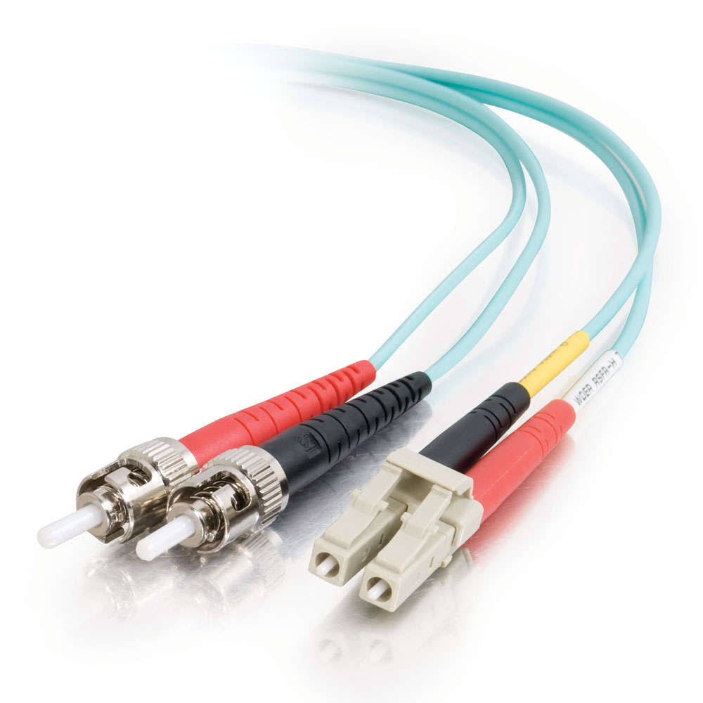 C2G Patch cable - OM3 - Fiber optic 33 ft - Aqua 36524