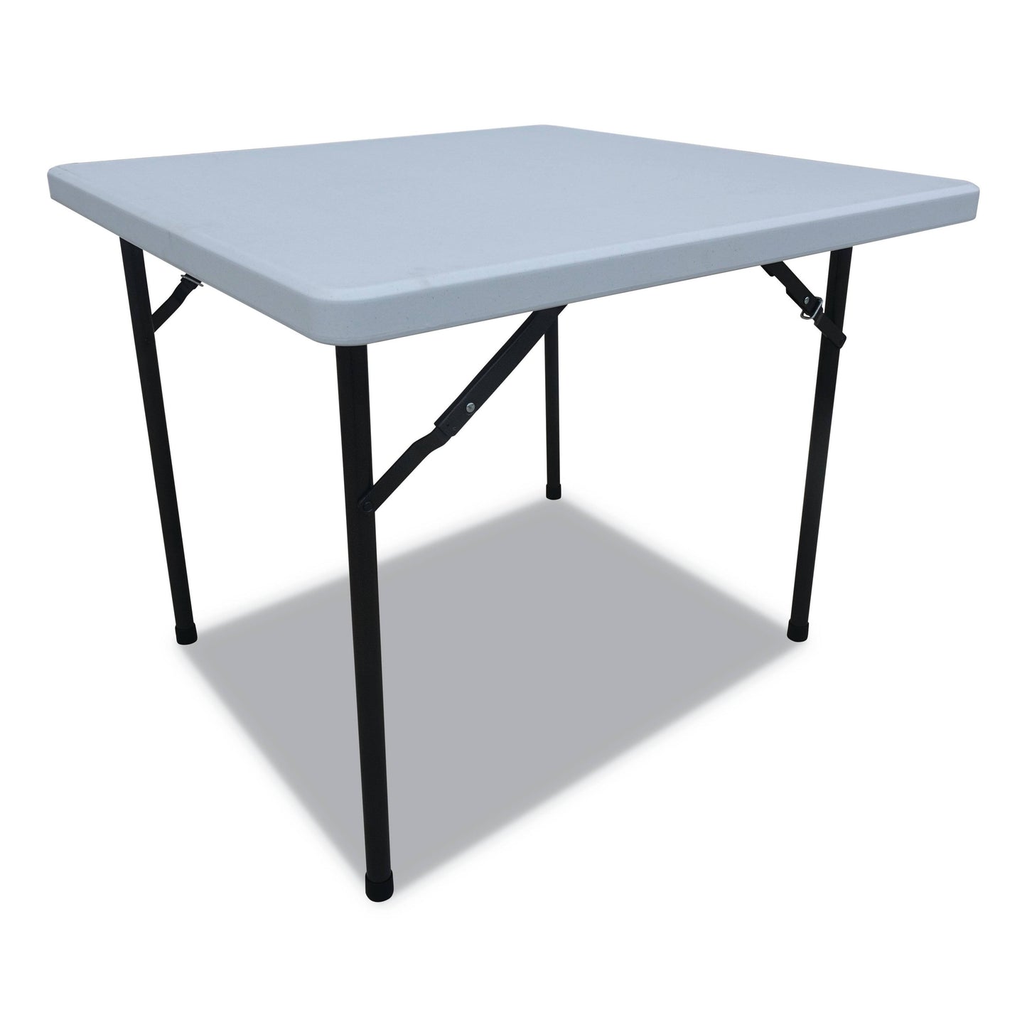 Alera Square Plastic Folding Table, 36W x 36d x 29H, White