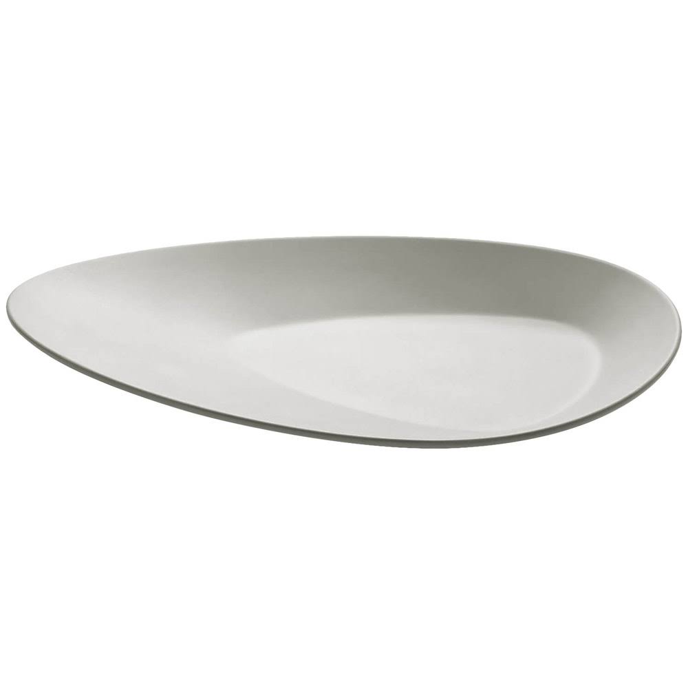 Rosseto MEL021 White Large Triangle Forme Melamine Plater, Set of 3