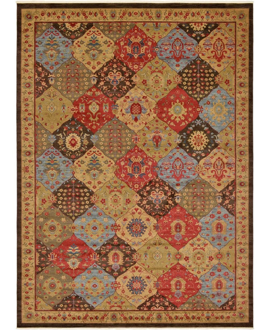 Unique Loom Georgia Edinburgh Area Rug - 12 2 x 16 Multi