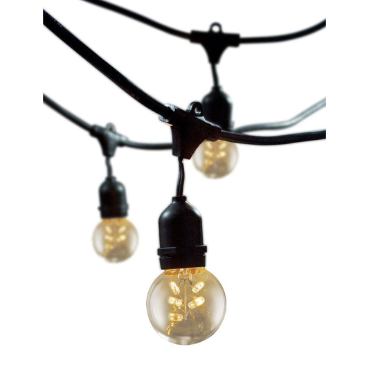 Bulbrite STRING15 E26 48 ft. Outdoor String Light with 15 Lights