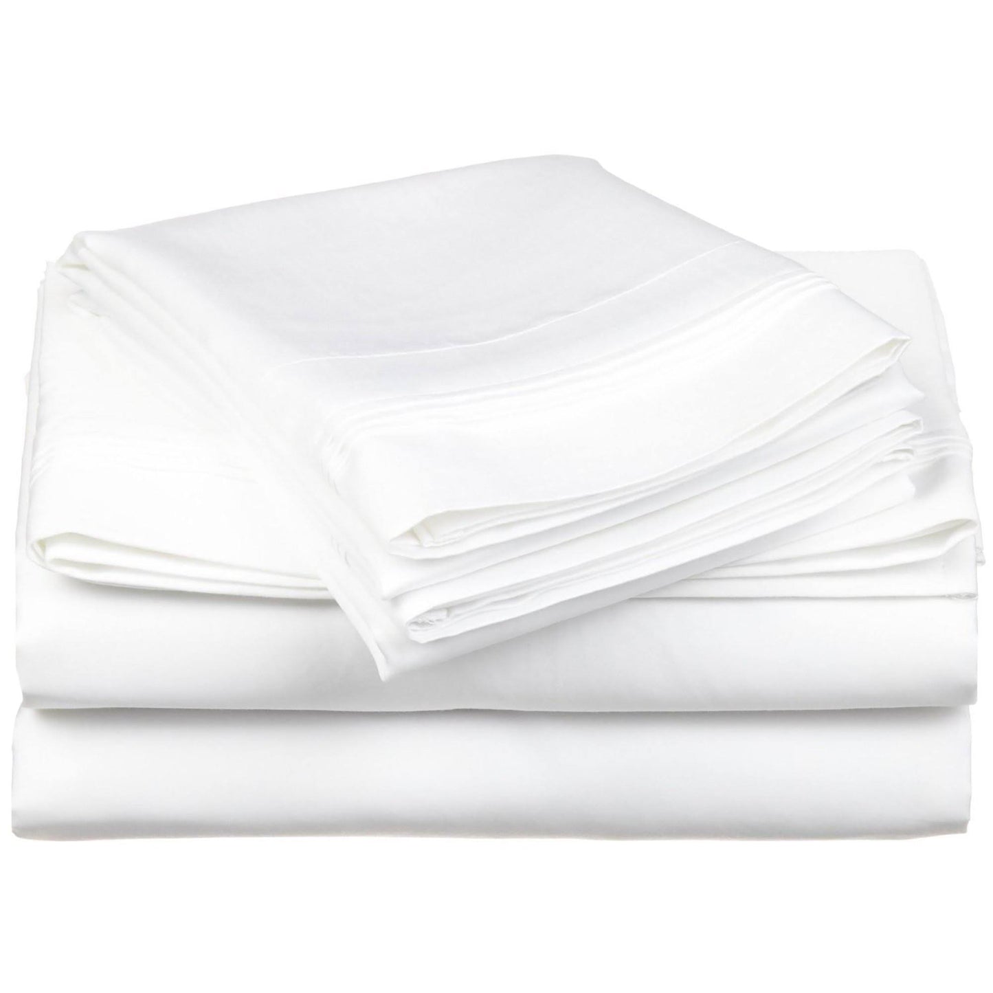 650-Thread-Count Sheet Set, Premium Egyptian Cotton White / Twin