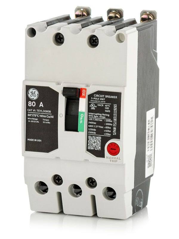 TEYL3080B General Electric - New Circuit Breaker