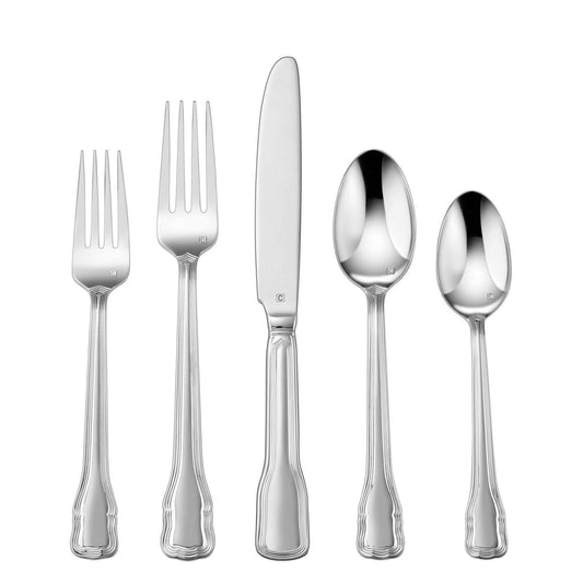 Cuisinart - Elite Valloire Collection 20-Piece Flatware Set - Silver