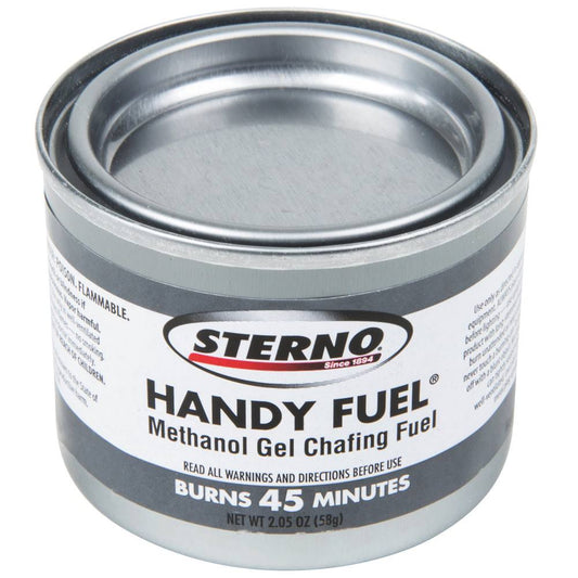 Sterno 20100 45 Minute Handy Fuel Methanol Gel Chafing Fuel - 144/Case