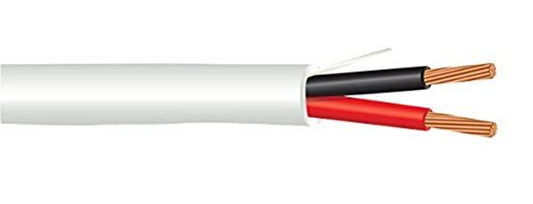 EWCS 18 AWG 2/C Str Cmp Plenum Rated Non-Shielded Sound Security Cable - 1000 Feet - Made in USA