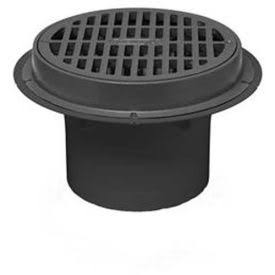 Oatey 76034 4 PVC Sediment Drain, Cast Iron Grate with Bucket