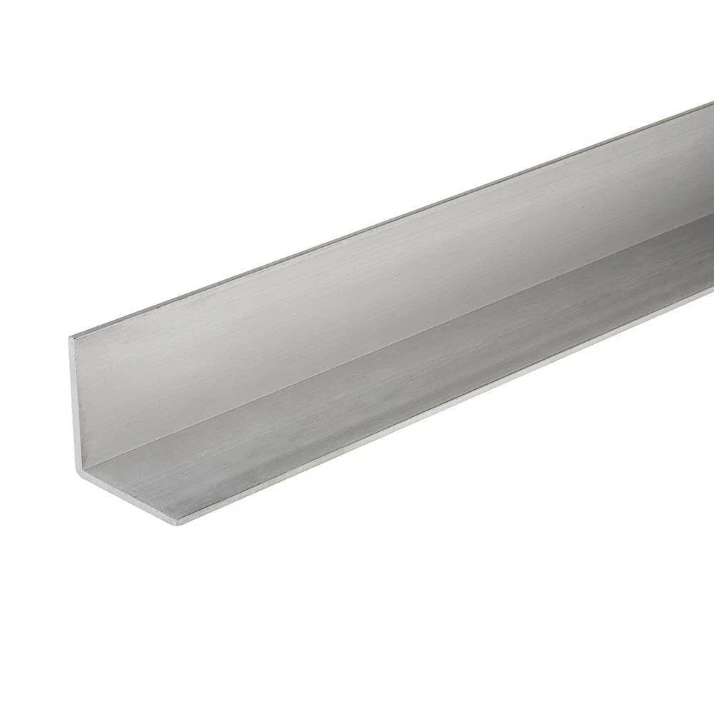 Everbilt 2 in. x 96 in. Aluminum Angle with 1/8 in. Thick 802637