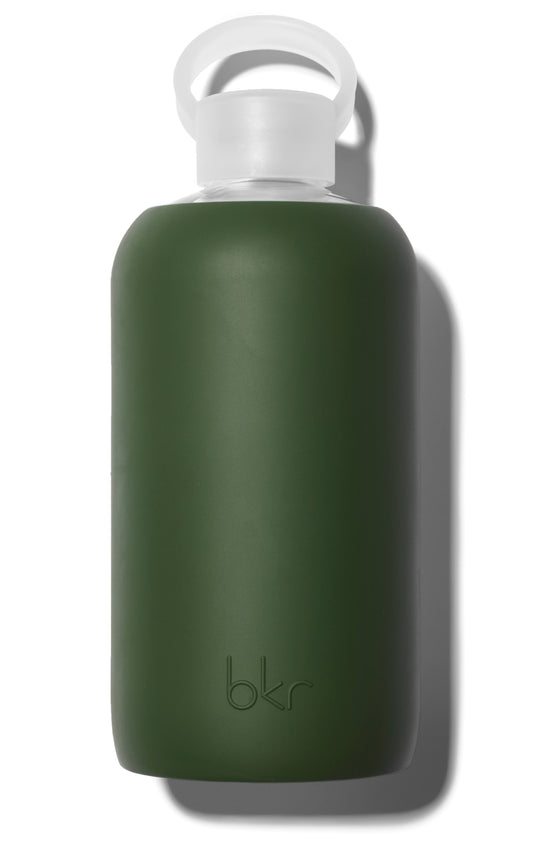 BKR Glass Water Bottle + Silicone Sleeve 1L - Cash