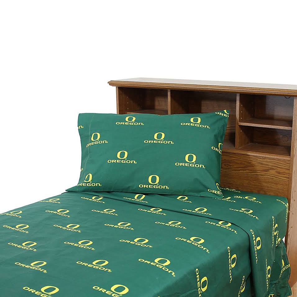 College Covers Oresstx Oregon Printed Sheet Set Twin XL- Solid