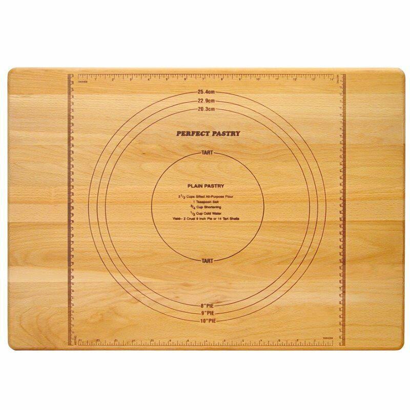 Pemberly Row Reversible Pastry Cutting Board in Birch - PR-1473277