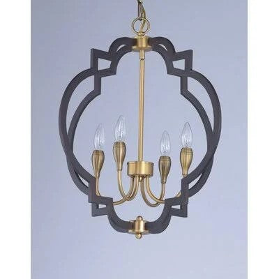 Everly Quinn Astin 4-Light Candle Style Chandelier