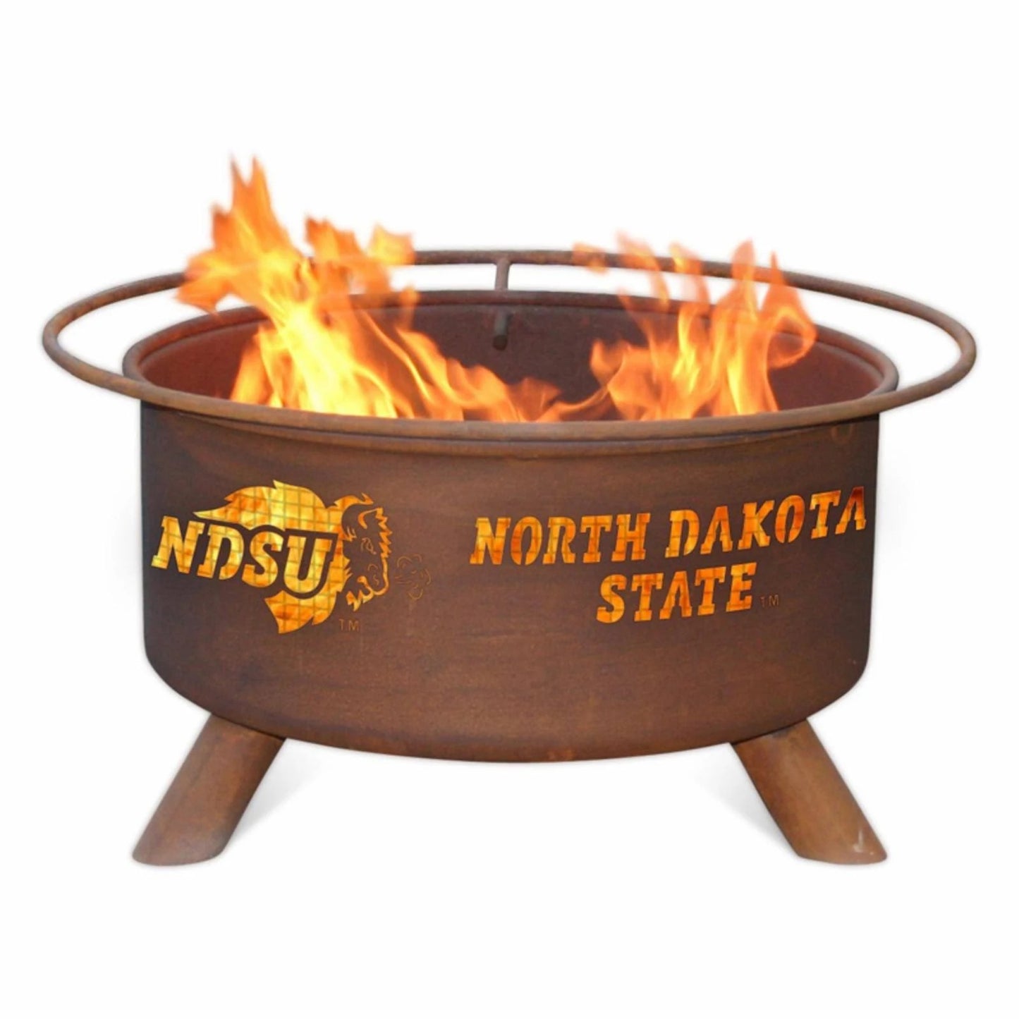 Patina North Dakota State Fire Pit