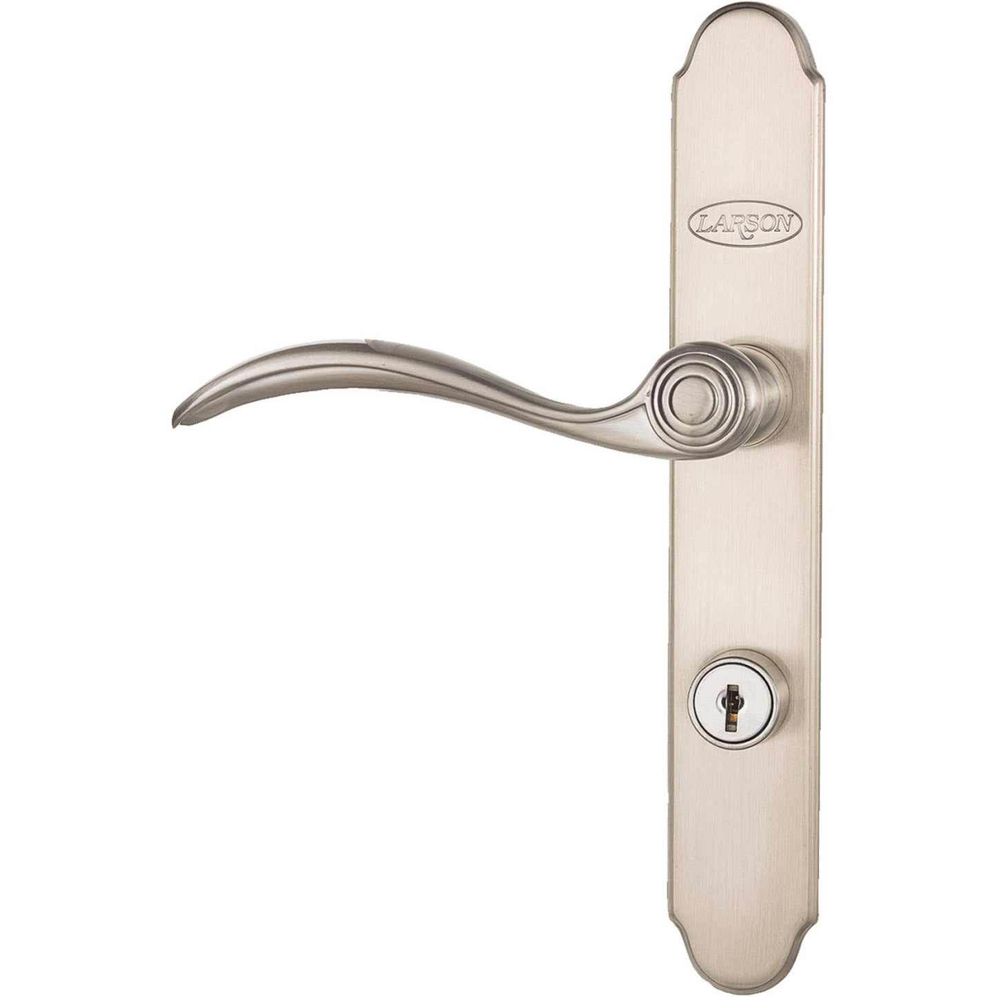 QuickFit Storm Door Handleset, Brushed Nickel, Larson, 20297817